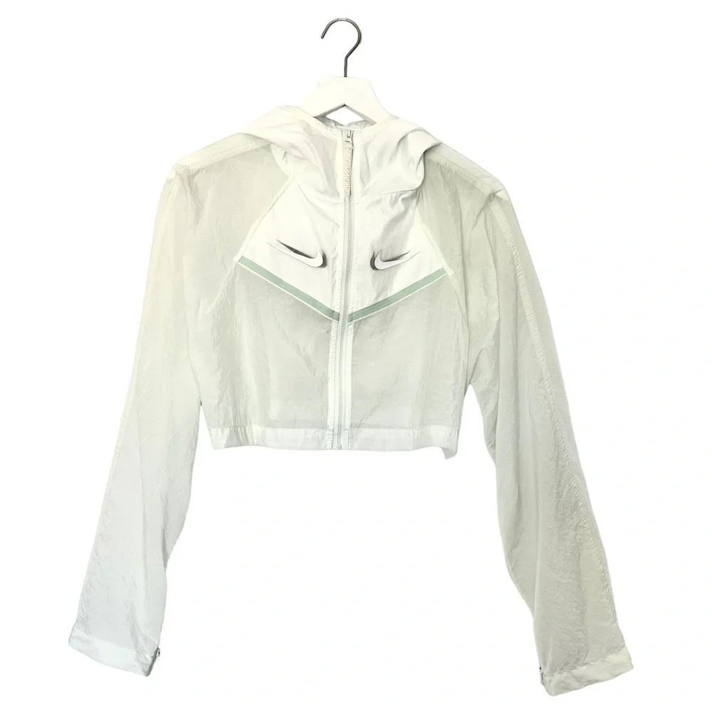 Nike Sportswear Women's Cropped  Woven Windbreaker Jacket Size S - Picture 6 of 16